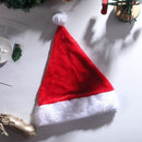 Kids Christmas Decorations Glowing Christmas Hat Plush Xmas Cap Santa Headgear