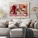 Kitchen Cups Paint By Numbers Kit DIY Frameless Acrylic Picture On Canvas
