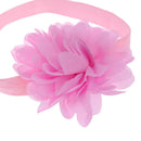3pcs Baby Girls Elastic Bowknot Flower Headband Headwear Hair Band(Purple)