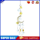 Crystal Moon Star Wind Chime Pendant Colorful Hanging Drop Garden Decor (B)