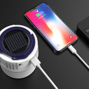 Solar Camping Light Bluetooth-compatible Audio Outdoor Tent Lamp (Blue) Newly