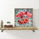 5D Mosaic Flowers Birds Full Round Drill Diamond Drawing Art Painting Handicr