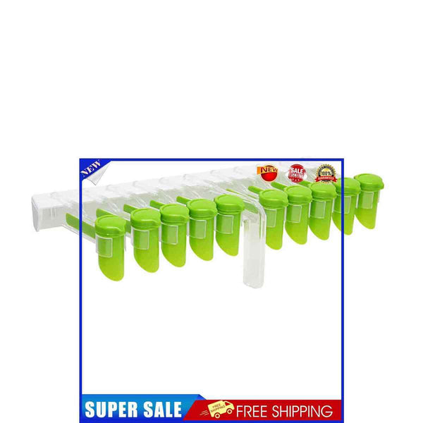 Seasoning Rack - Wall Mounted Multifunctional Seasoning Sealing Organizer C