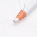 White eyeliner pull line eyebrow pencil beauty makeup Y0U3