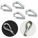 PVC Coated Stainless Steel Cable Wire Rope Cable Clothesline Kit Hanging Set