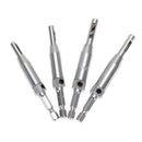4 pcs HSS Self Centering Hinge Drill Bits Set Door Cabinet Newly