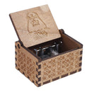 STAR WARS Music Box Engraved Wooden Music Box Crafts Kids Toys Xmas Gifts Newly