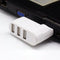 USB3.0 Hub Adapter Rotate High Speed U Disk Reader Splitter 3-Port (White)