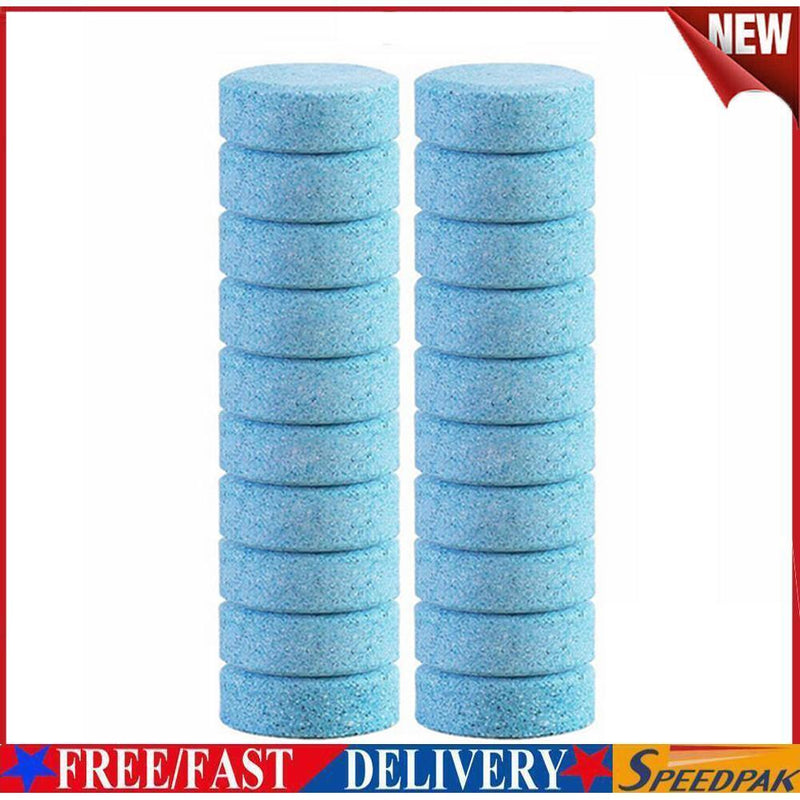 20pcs Solid Cleaner Car Windscreen Wiper Effervescent Tablets for Window