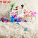 9X Childrens Kids Cleaning Sweeping Play Set Mop Broom Brush Dustpan Child hot.