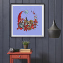 Full Embroidery Counted Canvas 14CT Santa Claus DIY Cross Stitch Kits Home