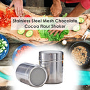Stainless Steel Seasoning Shaker Bottle Sprinkle Coffee Powder Spices Jar