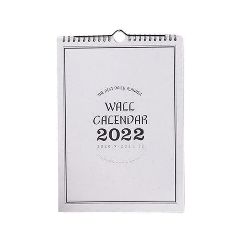 2022 Simple Wall Calendar Weekly Monthly Planner Agenda Q7L0 Organizer Home H3X3