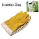 1 Pair Beekeeping Gloves Goatskin Bee Keeping Vented Sleeves Long A0C5