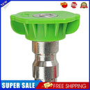 1/4 inch Quick Connect Pressure Car Washer Lance Spray Nozzle Tip (Green)