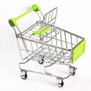 Mini Supermarket Handcart Green Shopping Utility Cart Mode Green Storage Newly
