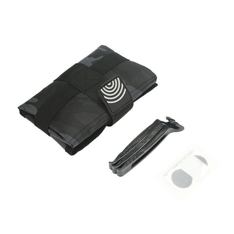 Lightweight Bicycle Hard Saddlebag Wind Bike Cushion Folding Bag (Black) Newly