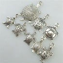 Ocean Crafts Tortoise Charms Sea Turtle Pendant Making Findings Pretty Beads