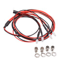 4pcs 70cm 3mm LED Headlight Taillight for 1/12 1/18 1/10 1/8 Axial Scx10 RC Cars