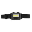 3 Modes Waterproof COB Flashlight Outdoors Headlight Headlamp Torch(Black)