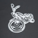 Motorcycle Metal Cutting Dies Stencils DIY Scrapbooking Embossing Craft Newly