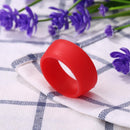 Mountain Bike Seat Post Silicone Ring Dust Cover Cycling Seatpost (S Red)