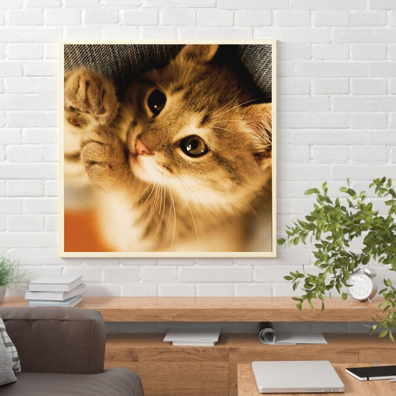 DIY Full Round Drill Diamond Painting 5D Lovely Animals Poster Kit (W902) Newly