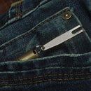 Mini Pocket Bag Suspension Clip Stainless Steel with Key Chain Carabiner