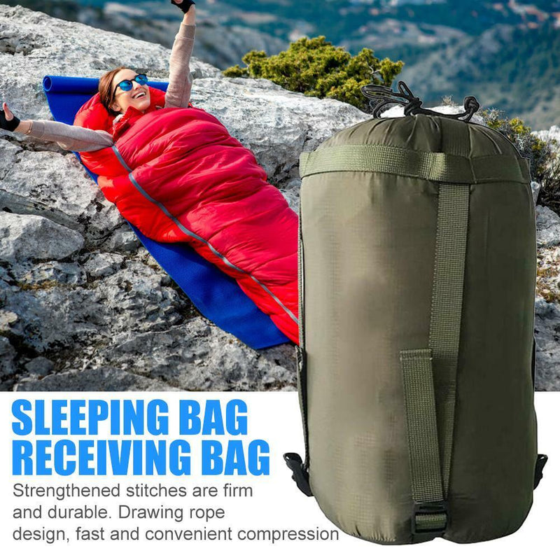 Waterproof Compression Stuff Sack Outdoor Hiking Camping Sleeping Bag Storage UK
