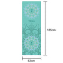 Portable Washable Printed Yoga Towel Pilates Anti-Skid Towels Blanket (D) Newly