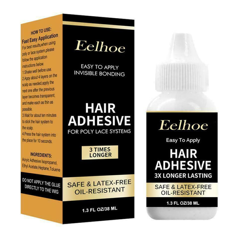 38ml Lace Front Wig Glue Hair Block Invisible Wig Gel Bonding Glue Humidity H7V0