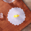 Silicone Cup Cover Dustproof Reusable Heat-resist Transparent Lids (Duck)