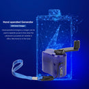 USB Emergency Charger Hand Crank Mobile Phone Power Generator for Camping T