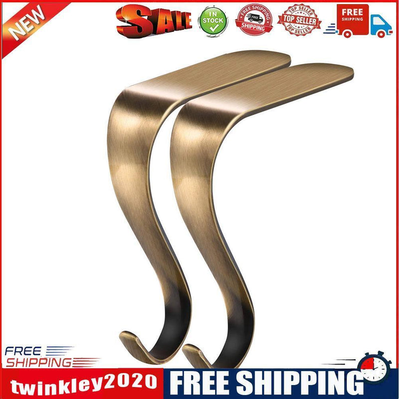 Christmas Stocking Holders Hooks Fireplace Hanger Metal Hanging Clip (2pcs)