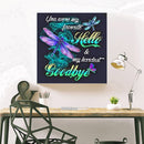 5D DIY Diamond Dragonfly Full Round Drill Mosaic Art Picture of Rhinestone