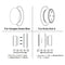 Magnetic Metal Plastic Speaker Table Base Stand Holder for Amazon Echo Dot