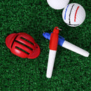 Golf Ball Line Liner Marker Pen Alignment Marks Tool Training Aids (Red) Newly