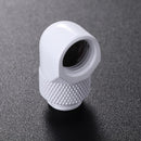 G1/4 Thread 90 Degree Fitting Adapter Rotary Water Cooled Connector(White)