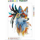 DIY 5D Diamond Embroidery Painting Fox Cross Stitch Craft Home Decor