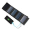 Foldable Charging Power Bank 7W USB Solar Panel Charger Pack for Hiking Cam