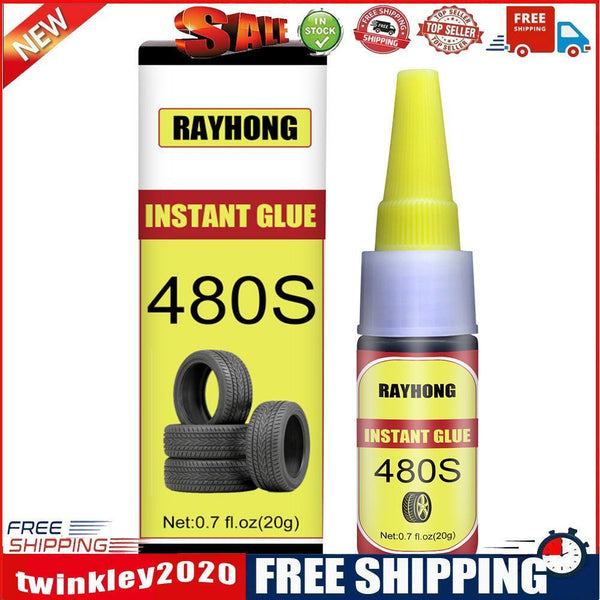 480S Auto Adhesives Tire Repair Black Glue Window Super Caulk Sealer Glue