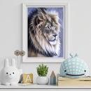 5D DIY Diamond Painting Kits Lion Full Round Diamond Picture Wall Decoration