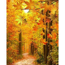 Autumn Maple Forest Diamond Painting Kits Full Round Drill Wall Decor Art Craft