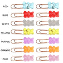 Stationery School Cartoon Bookmark Binder Organizer Paper Clips Clip Holder