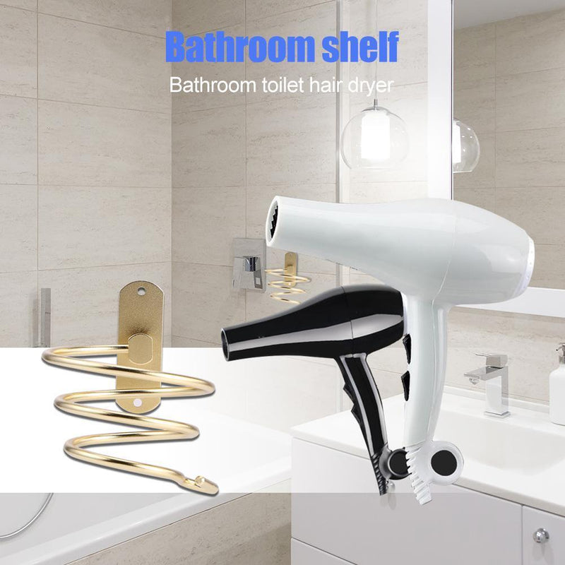 Hair Dryer Holder Hairdressing Blowers Bracket Wall Hanging Bathroom Accessories