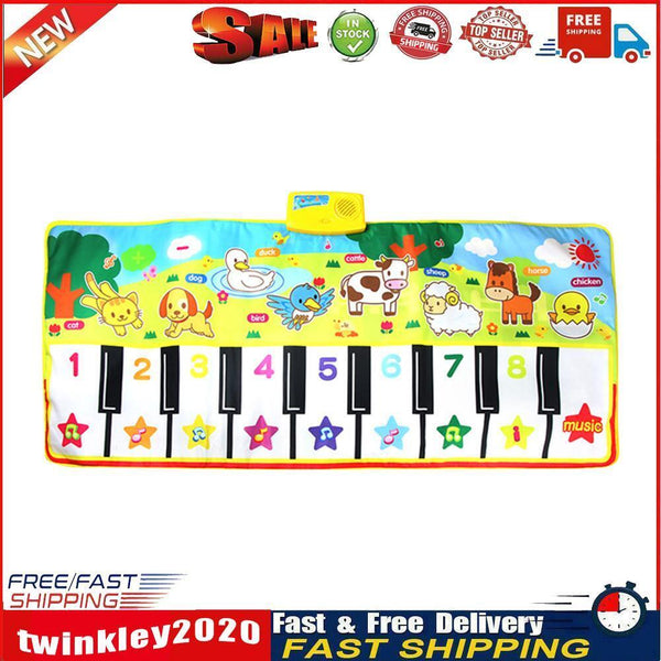 Multifunction Music Blanket Baby Kids Cute Animal Musical Game Mat (1358) Newly