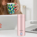 #A 304 Stainless Steel Electric Kettles 400ml Camping Leak-proof Vacuum Flask