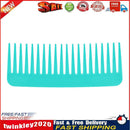 Smooth Comb Portable Wide Tooth Hairdressing Comb Flat Comb (Mint Blue) Newly