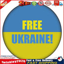 Free UKRAINE Flag 58mm Round Broche Button Pin Badge Clothes Pin Newly