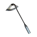 1x All steel Hardened Hollow Hoe Handheld Weeding Rake Vegetables Planting J6T2